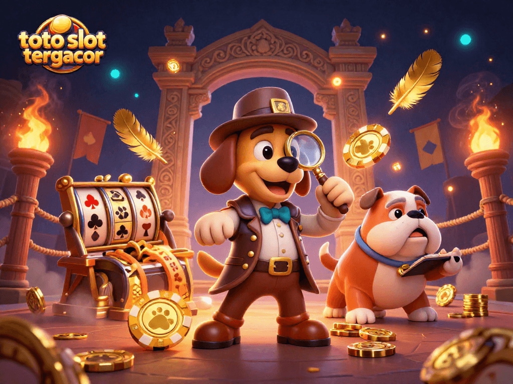 Engage in thrilling gameplay at toto slot tergacor with golden poker chip clues and jackpot excitement.