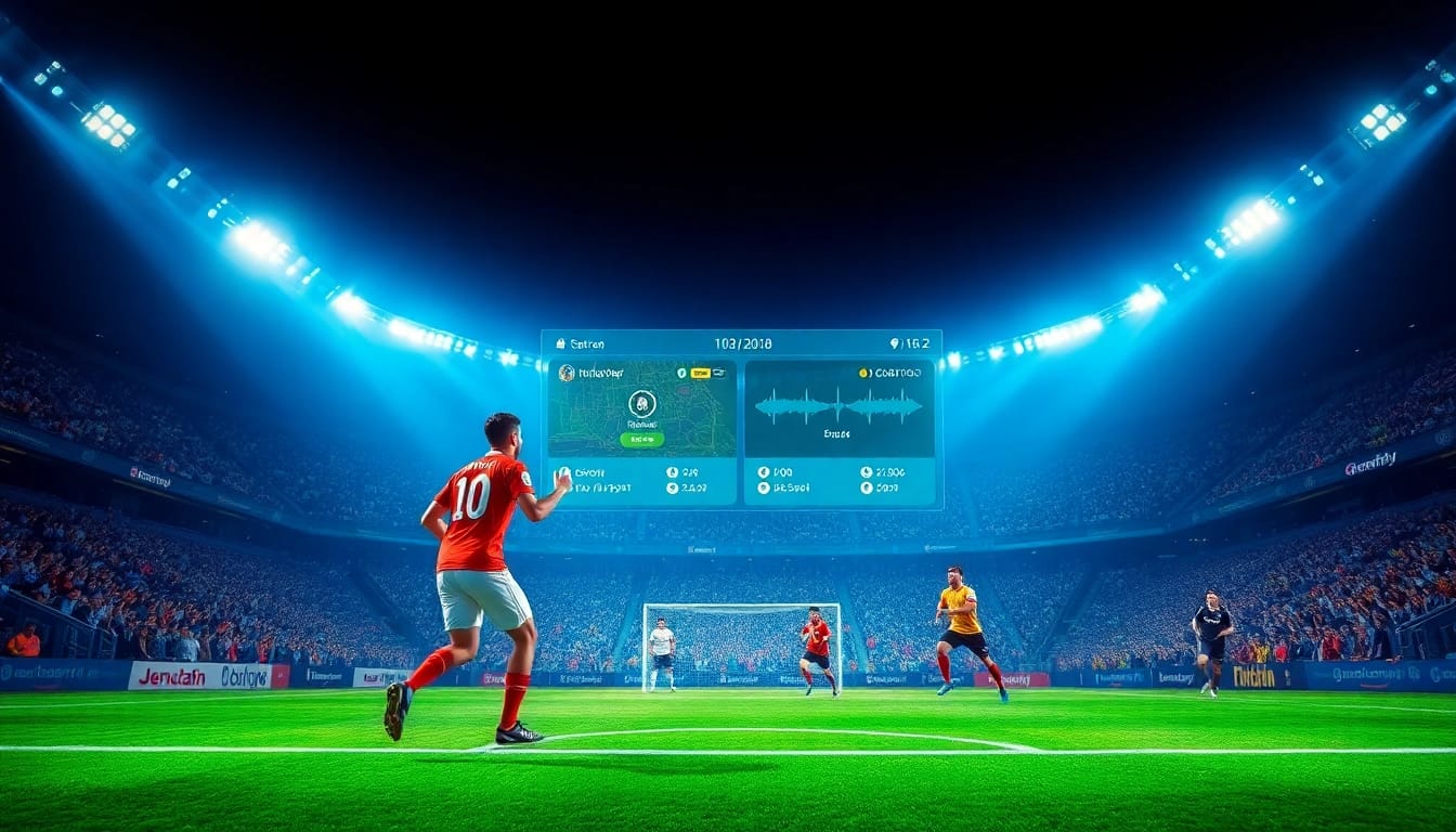 Live football streaming on joemadfan.com with vibrant match highlights and user engagement.