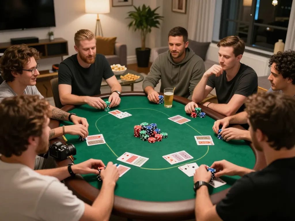 Players enjoying friendly poker games at trang chủ 789bet with chips and cards indicating strategic gameplay