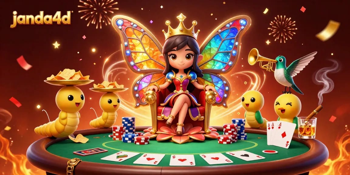 Mengakses janda4d melalui ilustrasi 3D kasino yang penuh warna dengan karakter dinamis.