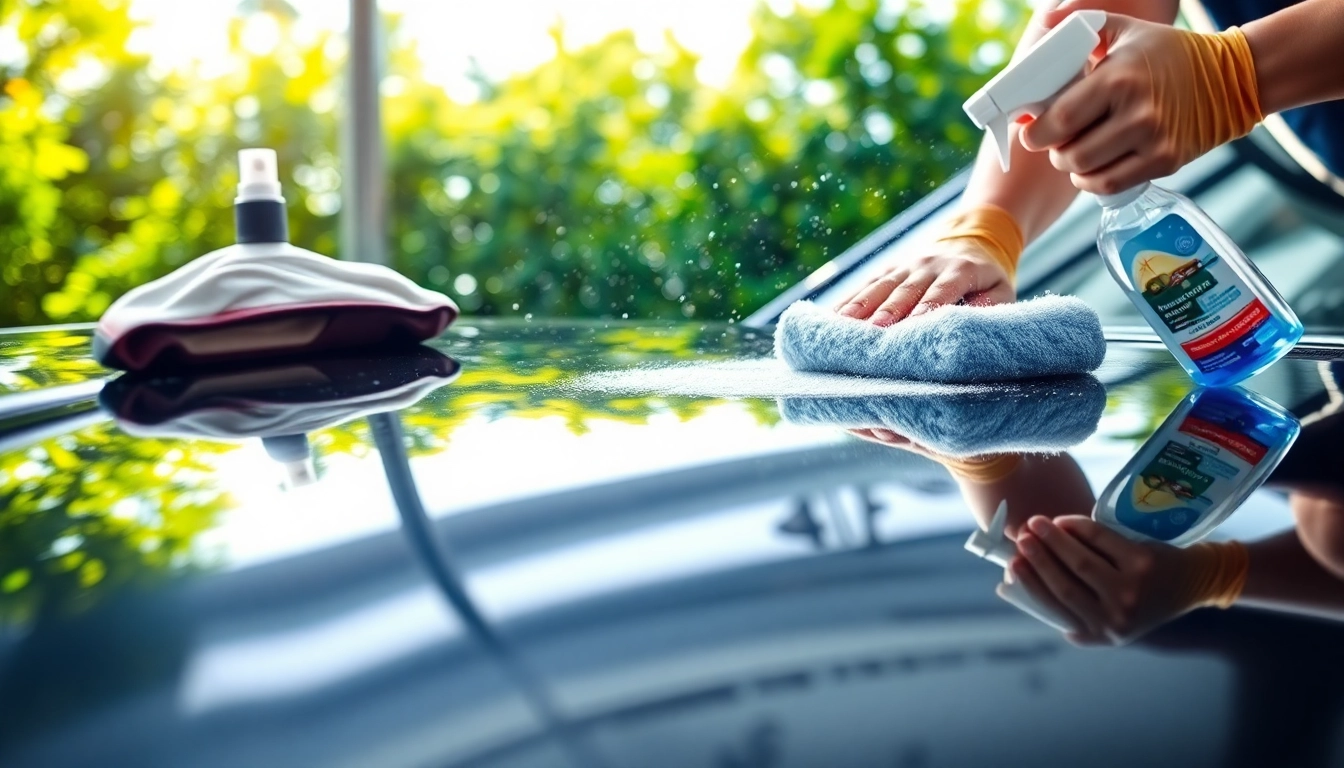 Auto detailing Cleveland TN: Expert detailer polishing a vehicle to perfection.