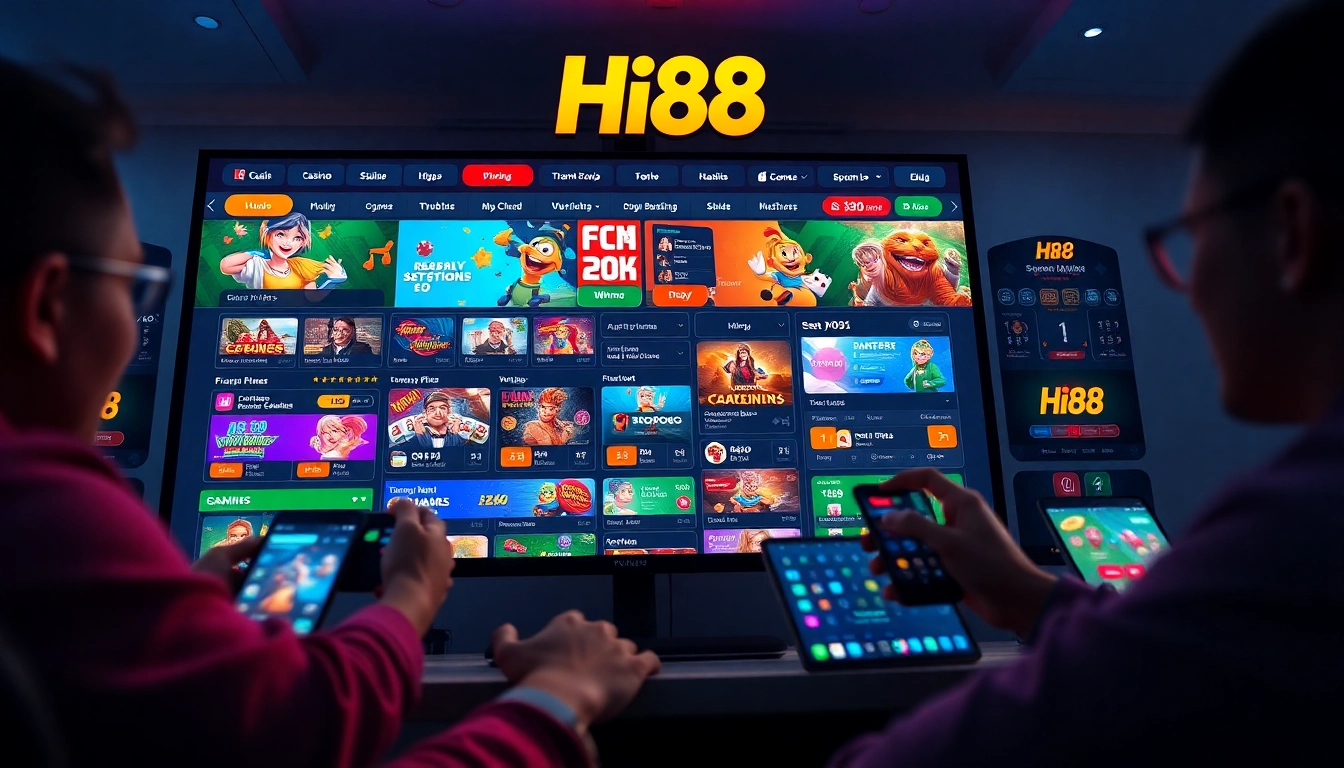 Experience the vibrant online gaming with Hi88, showcasing their diverse betting options and promotions at stimmgewitter.org.