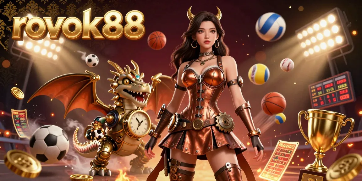 Experience the captivating excitement of rokok88 with a vibrant 3D illustration showcasing thrilling sports betting scenes.