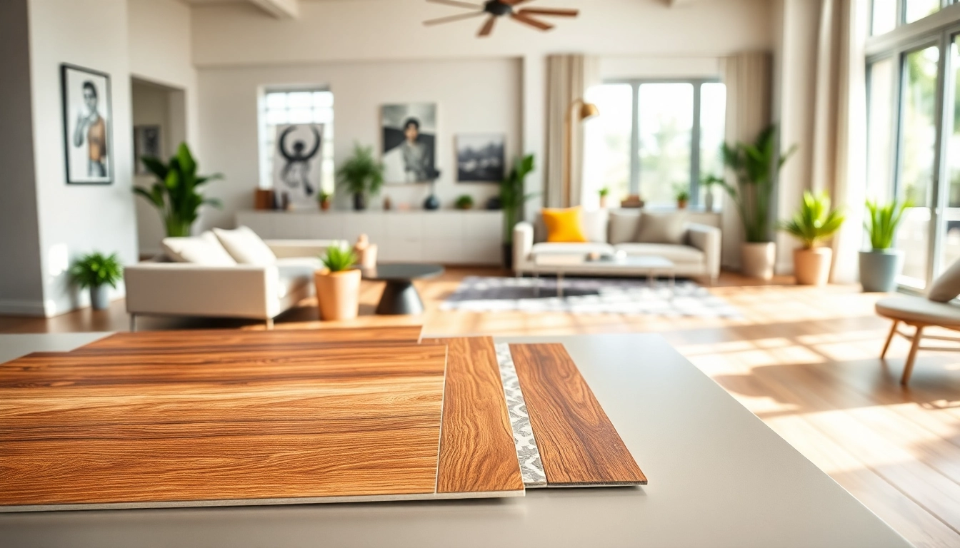 Browse flooring stores near me for stylish vinyl flooring selections displayed in a beautiful room.