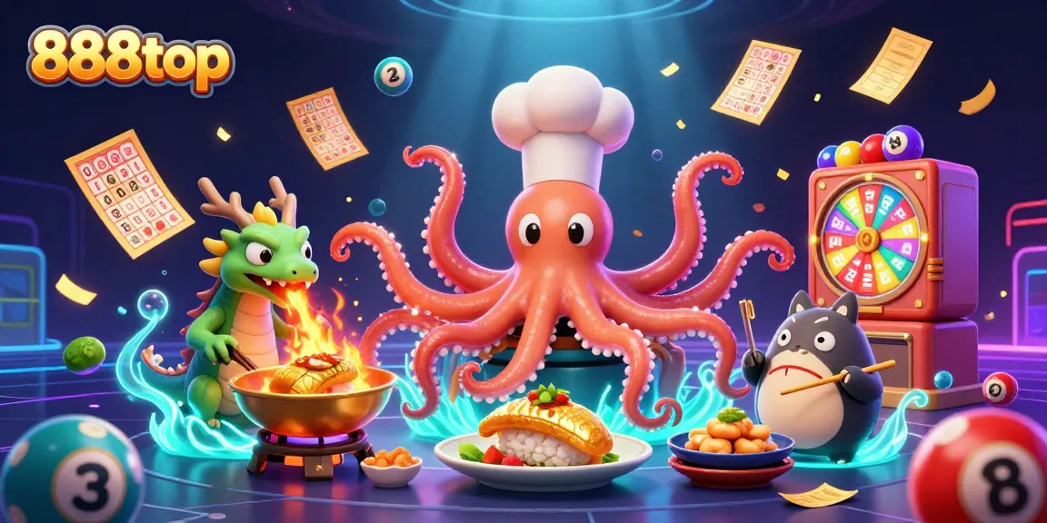 Experience thrilling gaming action at 888top with vibrant party elements and dynamic gambling visuals