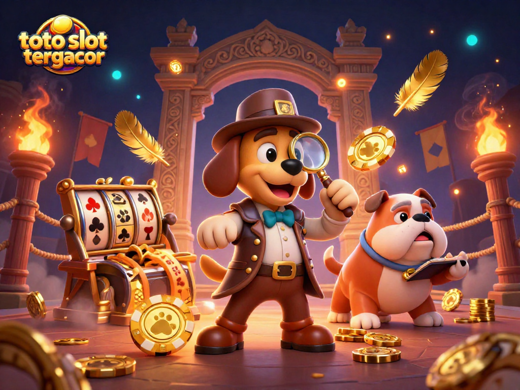 Engage in thrilling gameplay at toto slot tergacor with golden poker chip clues and jackpot excitement.