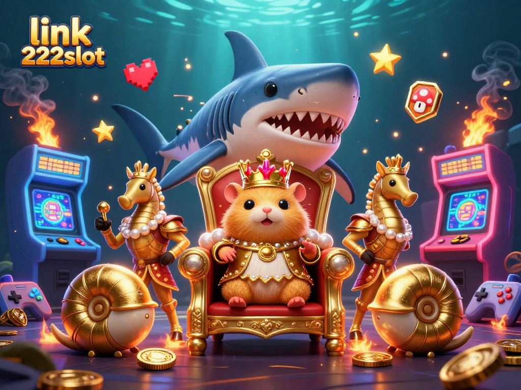 Temukan tema permainan menarik di link 222slot yang penuh alat game 3D berwarna.
