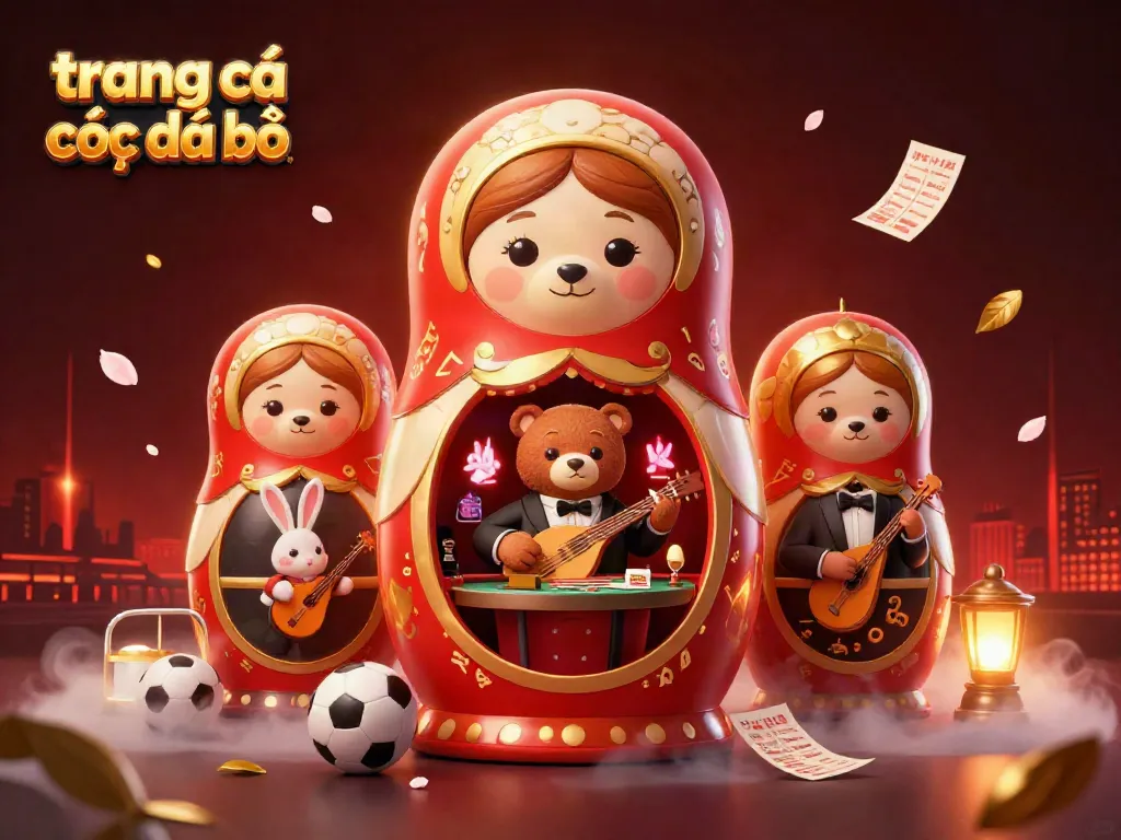 Trang cá cược đá bóng với những hình ảnh sống động từ bọn thú dễ thương và các yếu tố thể thao.