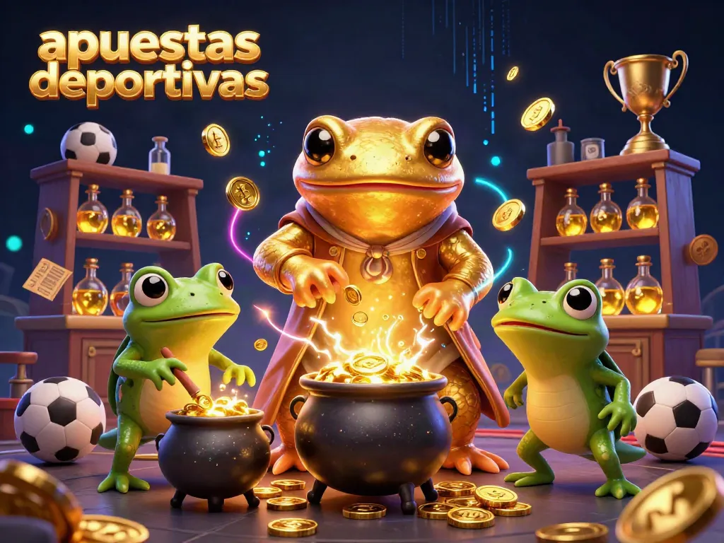Apuestas deportivas: El apasionante mundo de las apuestas deportivas representado en 3D.