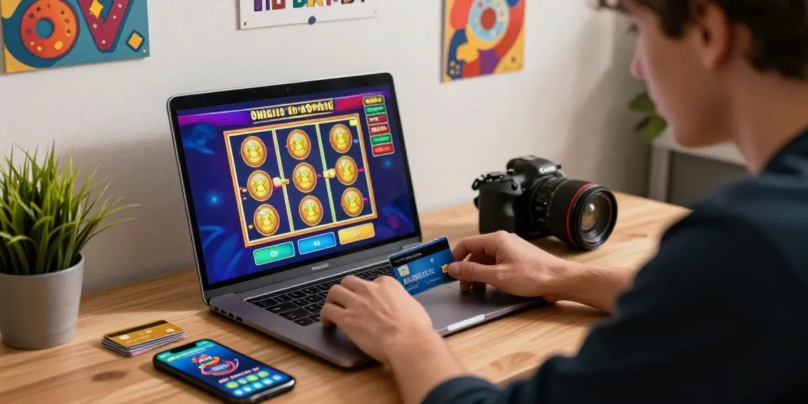 Experience credit card deposit casinos through dynamic online gaming, showcasing players engaged with vibrant casino screens and payment methods.