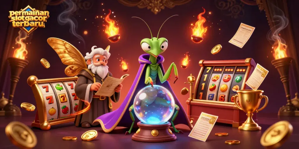 Menangkan permainan slot gacor terbaru dengan ciri khas karakter kartun di arena kasino yang penuh warna.