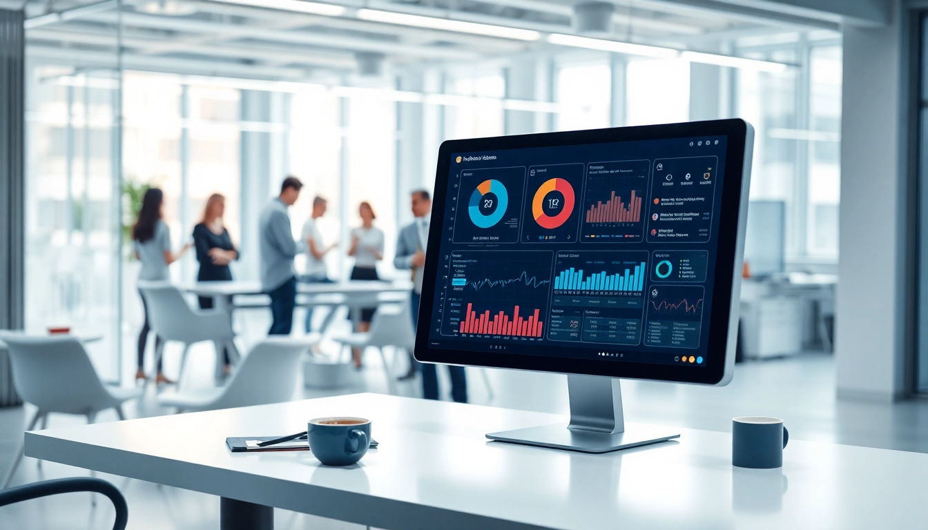 Engaging AI assistant for enterprise teams enhancing productivity in a modern office environment.