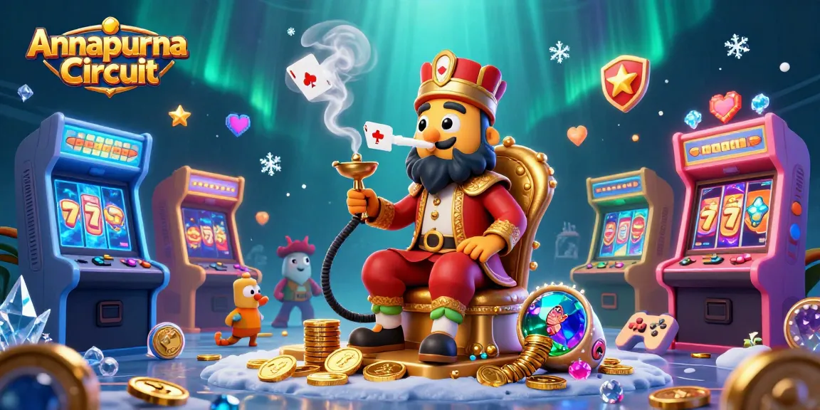Annapurna Circuit-themed casino adventure with vibrant 3D characters and gaming elements.