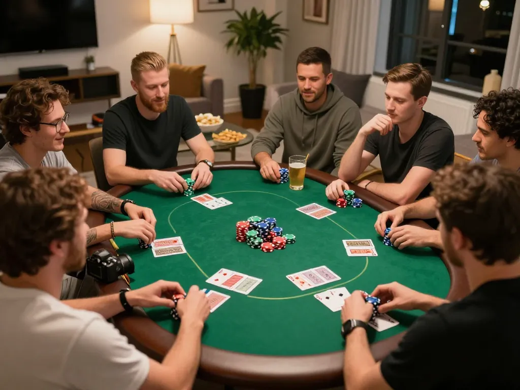 Players enjoying friendly poker games at trang chủ 789bet with chips and cards indicating strategic gameplay