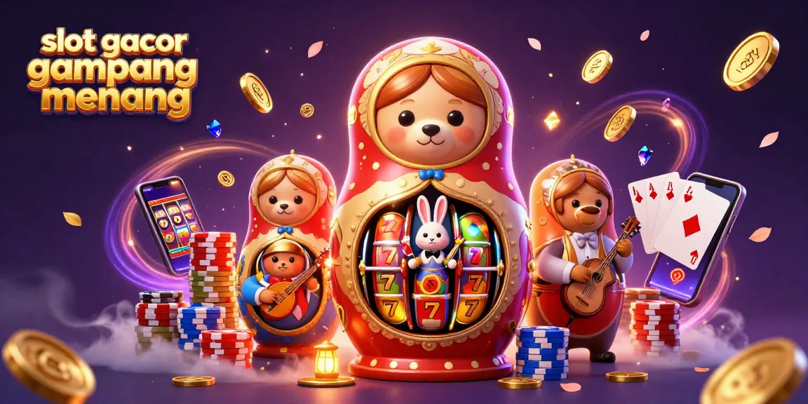 Experience the thrill of slot gacor gampang menang with vibrant characters and dynamic casino elements.
