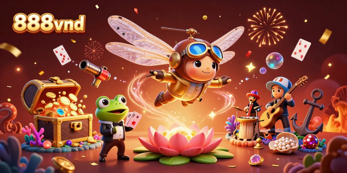 Engage in thrilling games at 888vnd with dazzling graphics and lively characters
