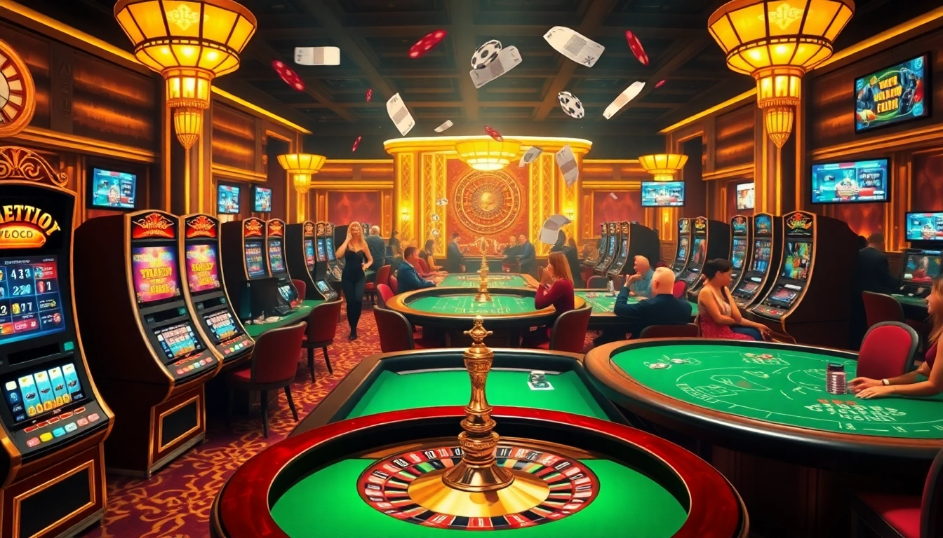 Vivez l'excitation sur un site de casino en ligne avec des machines à sous vibrantes et des tables de poker.