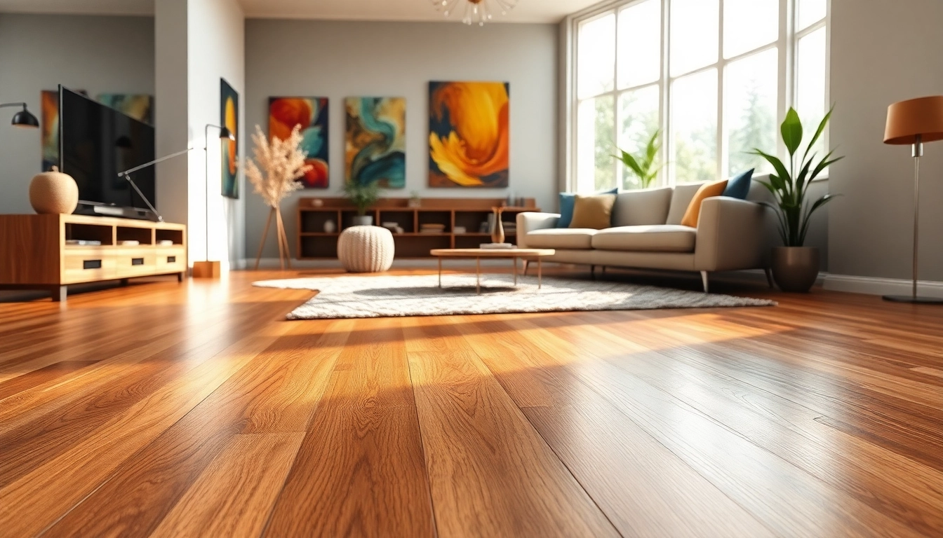 Showcase of vinyl flooring options in a stylish living room with natural light.