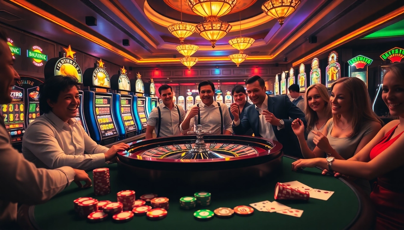 Vivez des émotions fortes sur un site de casino en ligne avec des joueurs profitant d'un jeu de roulette dynamique.