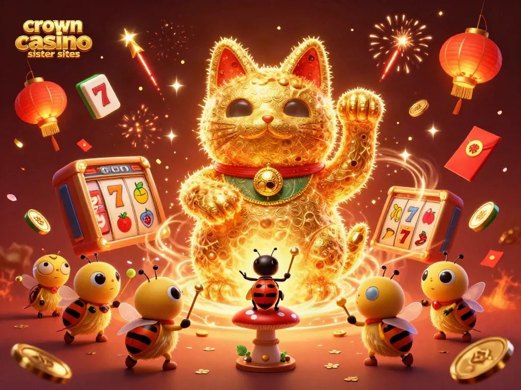 Experience exciting gameplay with crown coins casino sister sites, featuring dynamic slots and colorful casino symbols.