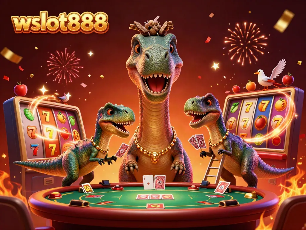 Menggandakan pengalaman menang di wslot888 dengan gambar kasino yang penuh dengan unsur slot dan jackpot berkilau