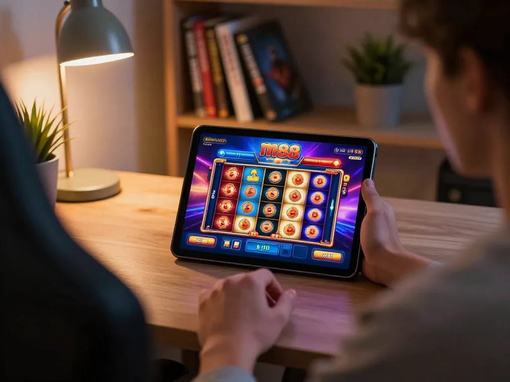 Trải nghiệm m88 mới nhất hôm nay trong khi chơi các game slot trực tuyến hấp dẫn tại nhà với máy tính bảng.