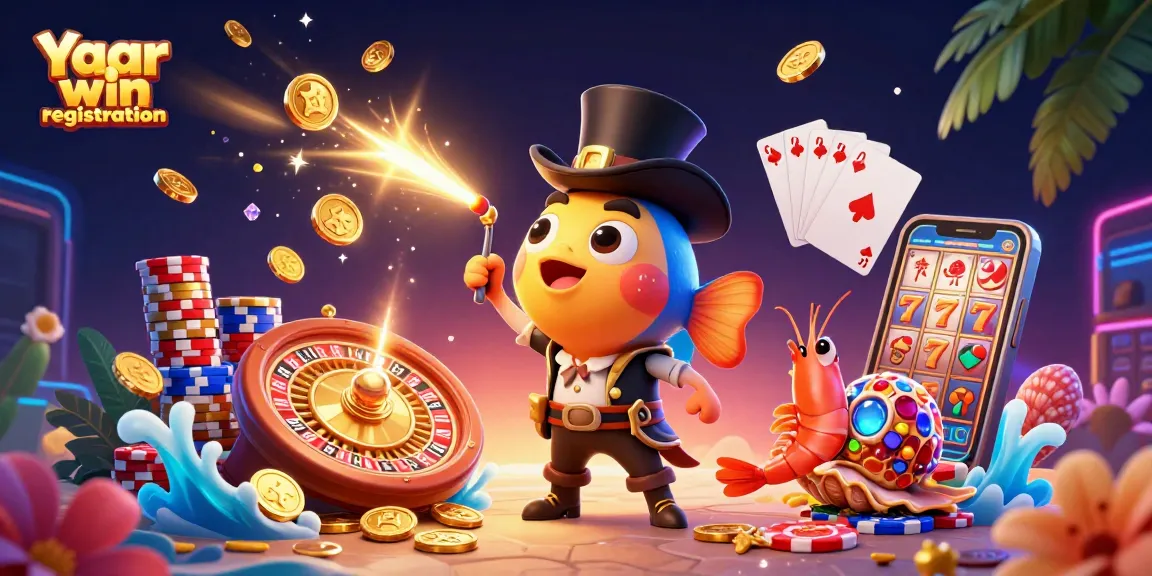 Play Yaar win registration at a vibrant, interactive online casino filled with treasures and excitement.