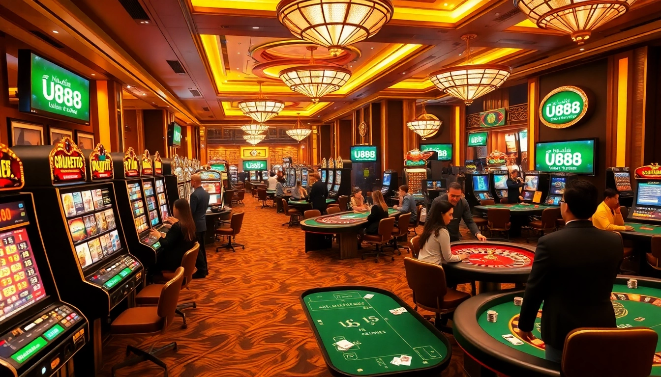 Experience the excitement of Nhà cái U888 with vibrant casino games and thrilling betting action.