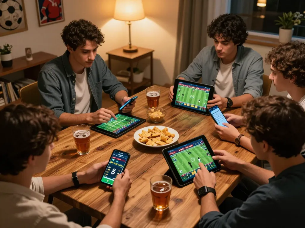 Engaging football betting session using https://nddo.org on multiple devices.