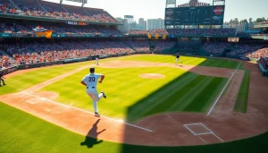 mlb중계 중인 야구 경기에서 스릴 넘치는 순간을 포착한 이미지