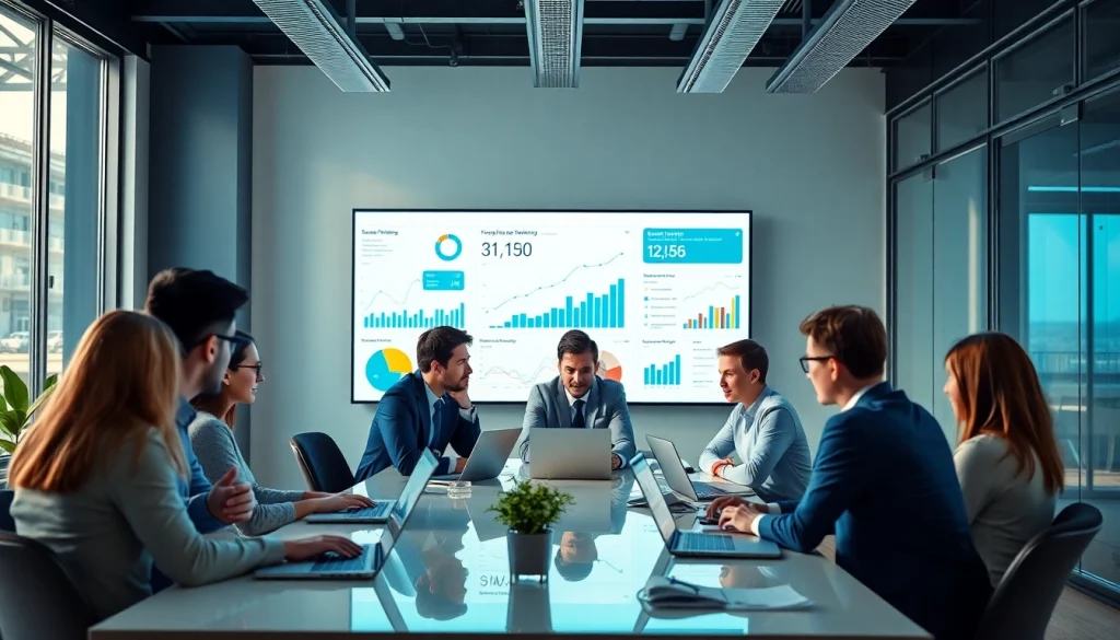 Enhance your reach with expert smm services in a modern office collaboration.