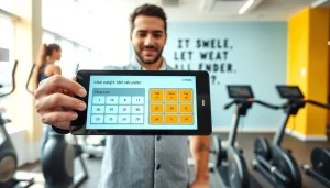 Calculate your healthy range using the ideal weight calculator in a motivating gym environment.