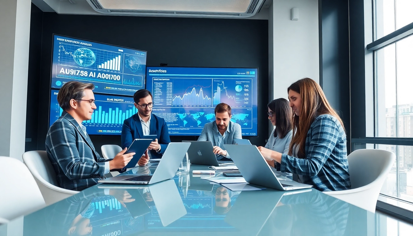 AI consulting company in UK professionals collaborating on innovative projects.