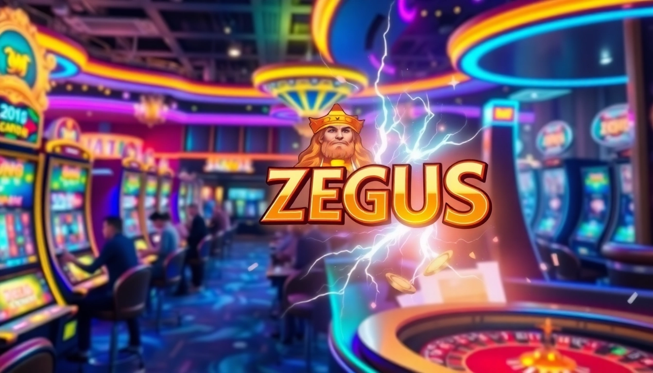 Pemain menikmati mesin slot Zeus, merasakan kemenangan yang mendebarkan dan sensasi di kasino yang hidup.