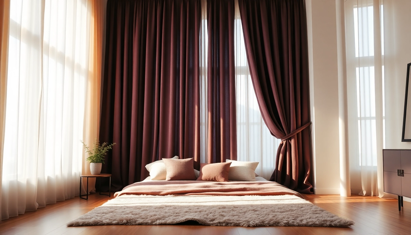 Geniet van verduisterende gordijnen die een warme sfeer in de slaapkamer creëren.